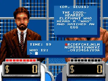 Jeopardy! - Deluxe Edition (USA) screen shot game playing